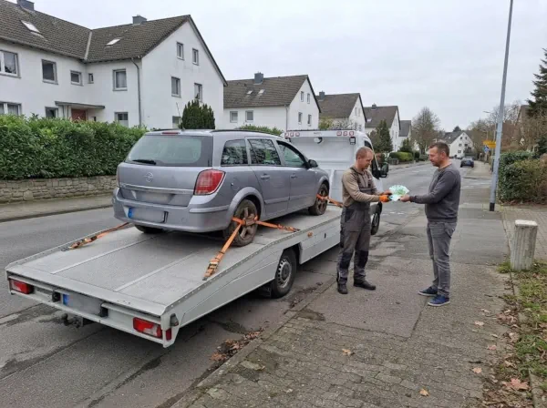 Autoverwertung Marl: Fahrzeughalter erhält für sein verladenes Schrottauto eine Restwertvergütung