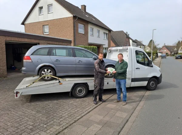 Autoverwertung Hattingen: Fahrzeughalter erhält für sein verladenes Schrottauto eine Restwertvergütung